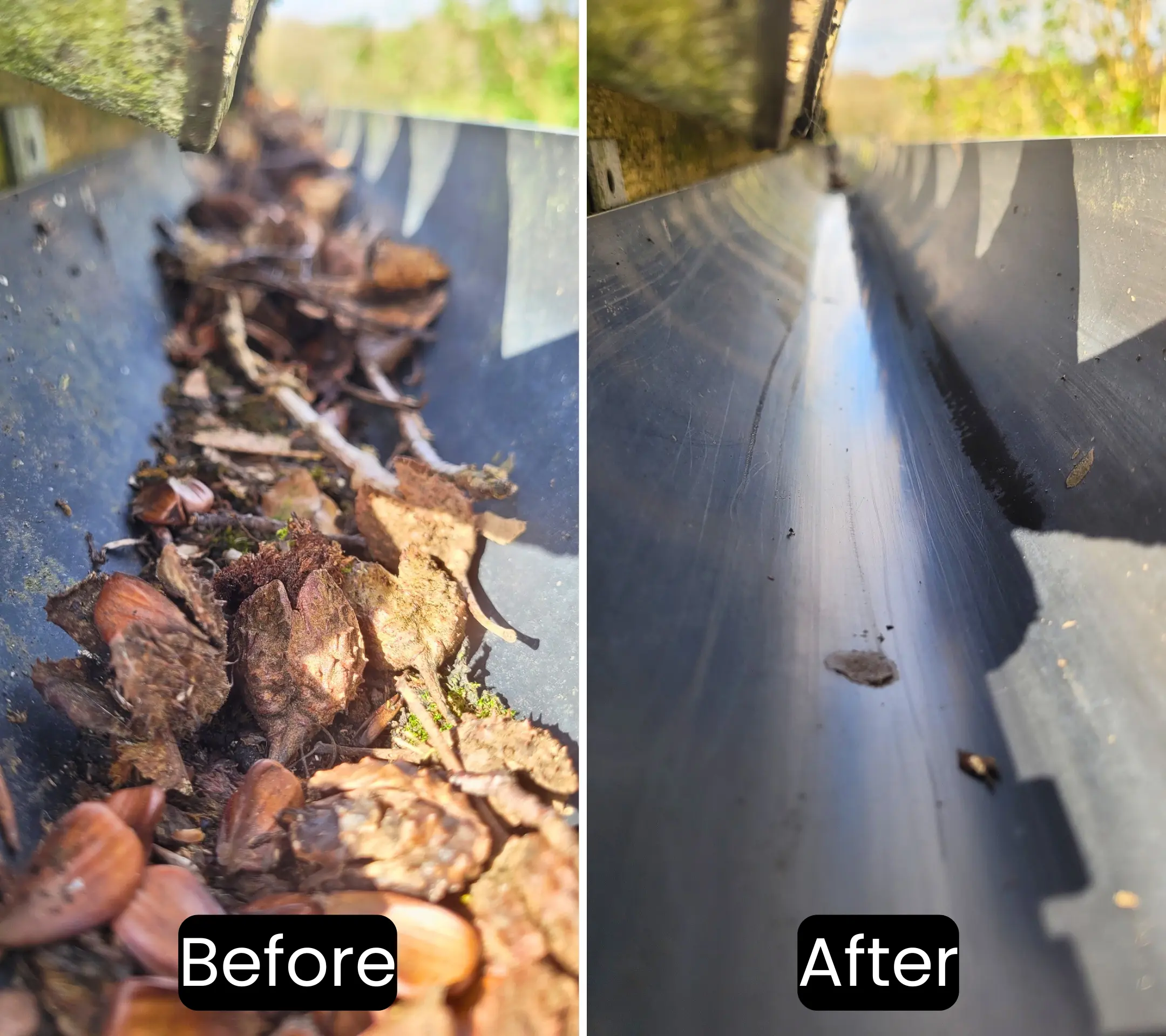 Residential gutter cleaning in Southampton, Hampshire