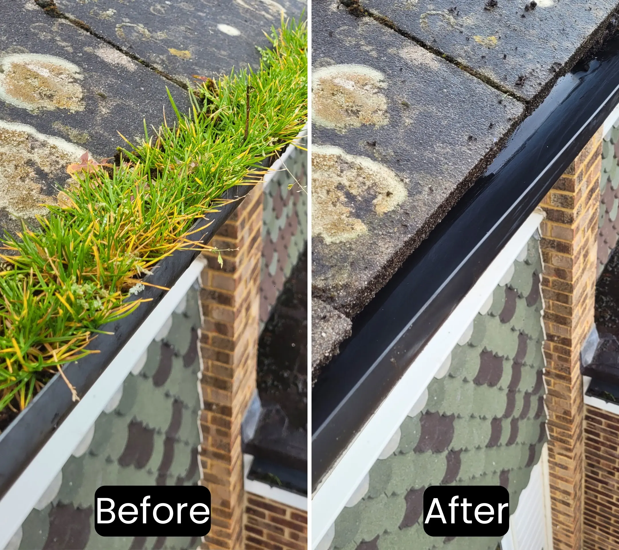 Residential gutter cleaning in Winchester, Hampshire